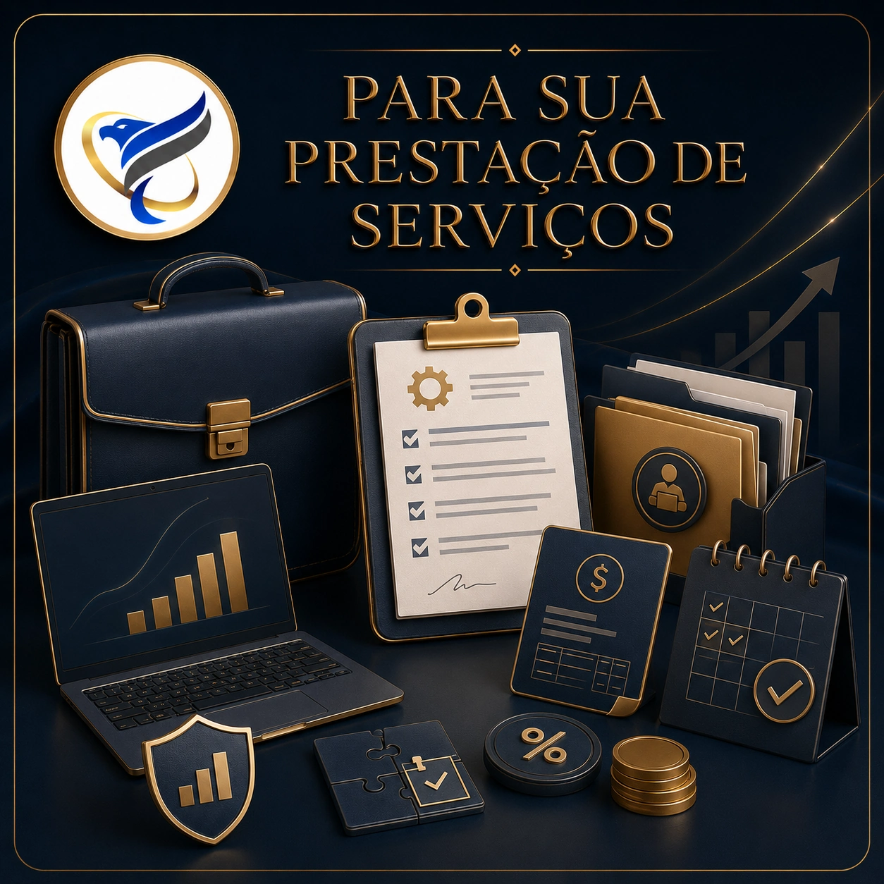 Arte do serviço Para sua Prestação de Serviços
